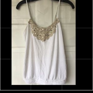 Women’s White Tank